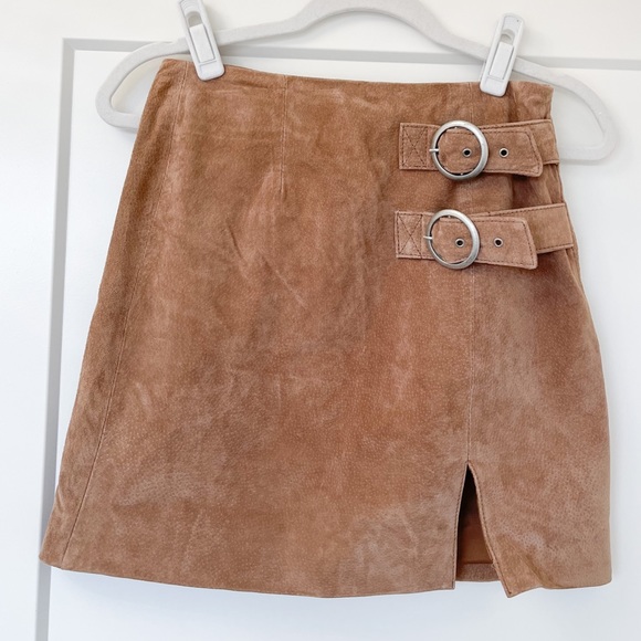 Blank NYC Suede Skirt - Picture 1 of 4